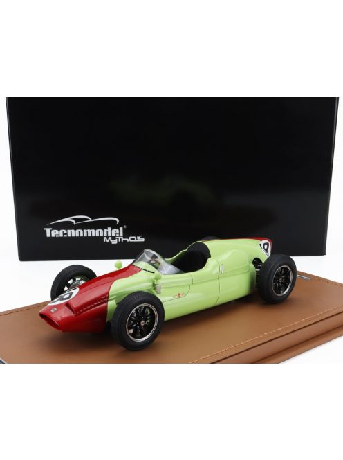 Tecnomodel - COOPER F1  T51 N 18 MONACO GP 1960 TONY BROOKS LIGHT GREEN RED