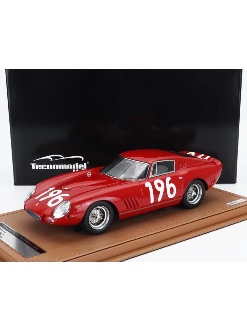 Tecnomodel - FERRARI 275 GTB/C COMPETIZIONE N 196 TARGA FLORIO 1965 G.BISCALDI - B.DESERTI RED