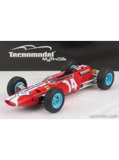   Tecnomodel - Ferrari F1 512 Team Nart N 14 Usa Gp 1965 Pedro Rodriguez Red