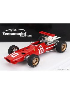   Tecnomodel - Ferrari F1 312 Scuderia Ferrari N 10 4Th Holland Gp 1968 Jacky Ickx Red