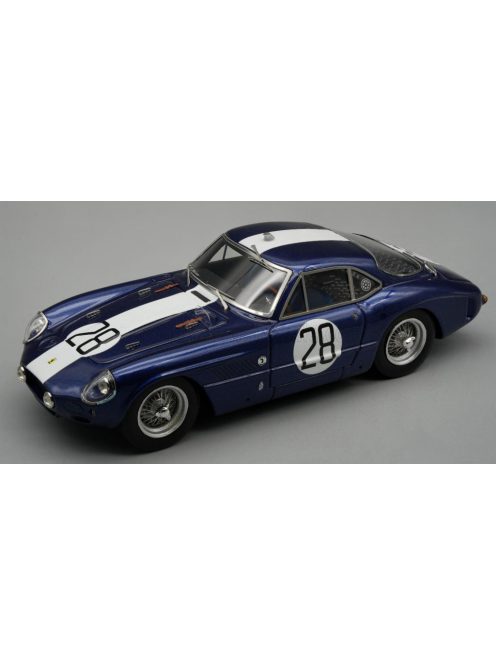 Tecnomodel - FERRARI 250 GT SPERIMENTALE 3.0L V12 TEAM BEAR N 28 12h SEBRING 1962 ED HUGUS - GEORGE REED BLUE WHITE