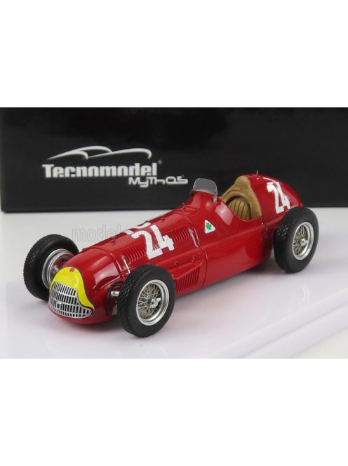 Tecnomodel - ALFA ROMEO F1 ALFETTA 159 N 24 WORLD CHAMPION WINNER SWISS GP 1951 JUAN MANUEL FANGIO RED