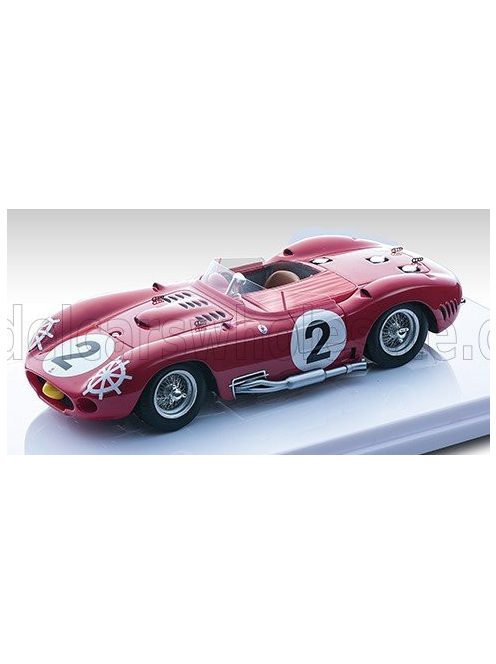 Tecnomodel - MASERATI 450S 4.5L V8 TEAM OFFICINE ALFIERI MASERATI N 2 24h LE MANS 1957 JEAN BEHRA - ANDRE SIMON RED