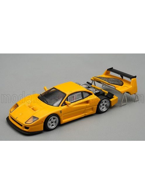 Tecnomodel - FERRARI F40 LM PRESS VERSION 1996 - SILVER WHEELS GIALLO MODENA - YELLOW