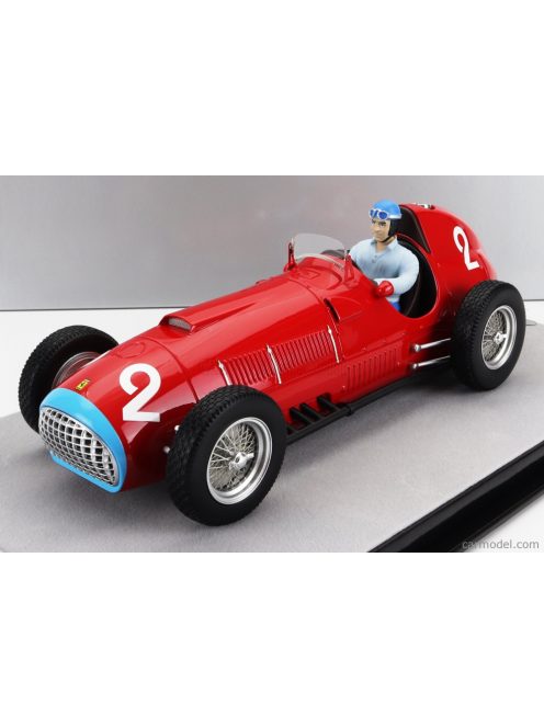 Tecnomodel - Ferrari F1 375 N 2 Winner Monza Gp Italy (With Pilot Figure) 1951 Alberto Ascari Red