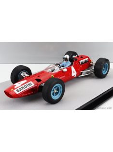   Tecnomodel - Ferrari F1 512 N 4 Italy Gp (With Pilot Figure) 1965 Lorenzo Bandini Red