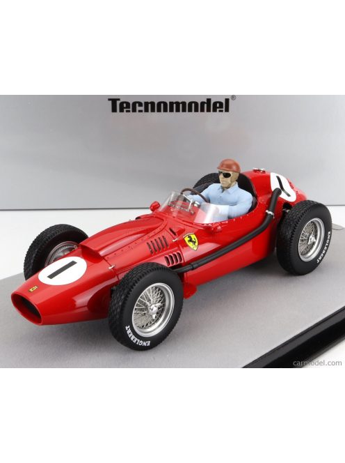 Tecnomodel - Ferrari F1 Dino 246 N 1 Winner British Gp (With Pilot Figure) 1958 Peter Collins Red