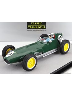   Tecnomodel - Lotus F1 16 N 12 Dutch Gp (With Pilot Figure) 1959 Innes Ireland British Racing Green Silver