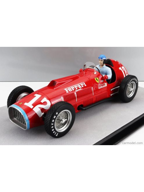 Tecnomodel - Ferrari F1 375 Indy N 12 Indianapolis Indy 500 (With Pilot Figure) 1952 Alberto Ascari Red