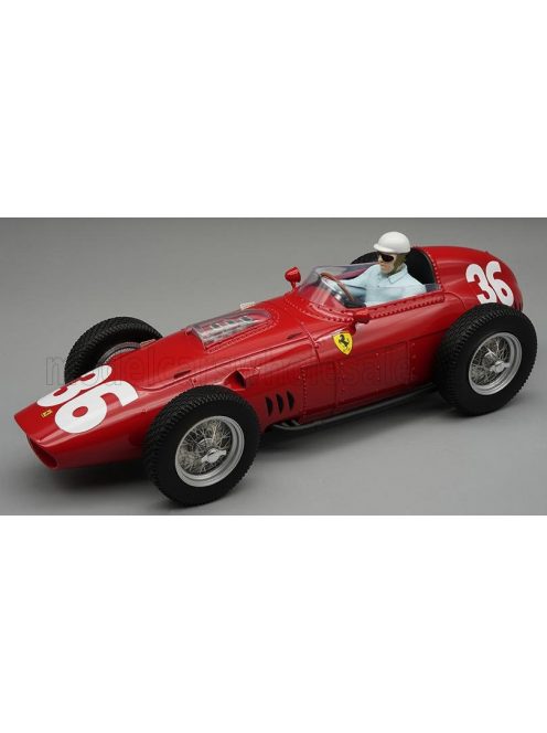 Tecnomodel - FERRARI F1  DINO 246/256 TEAM SCUDERIA FERRARI N 36 MONACO GP (with pilot figure) 1960 PHILIP HILL  RED