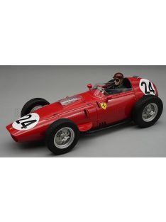   Tecnomodel - FERRARI F1  DINO 246/256 TEAM SCUDERIA FERRARI N 24 WINNER REIMS FRANCE GP (with pilot figure) 1959 TONY BROOKS RED