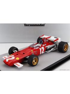   Tecnomodel - Ferrari F1 312B N 12 Winner Austria Gp (With Pilot Figure) 1970 Jacky Ickx Red White