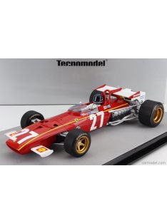   Tecnomodel - Ferrari F1 312B N 27 Belgium Gp (With Pilot Figure) 1970 Jacky Ickx Red White