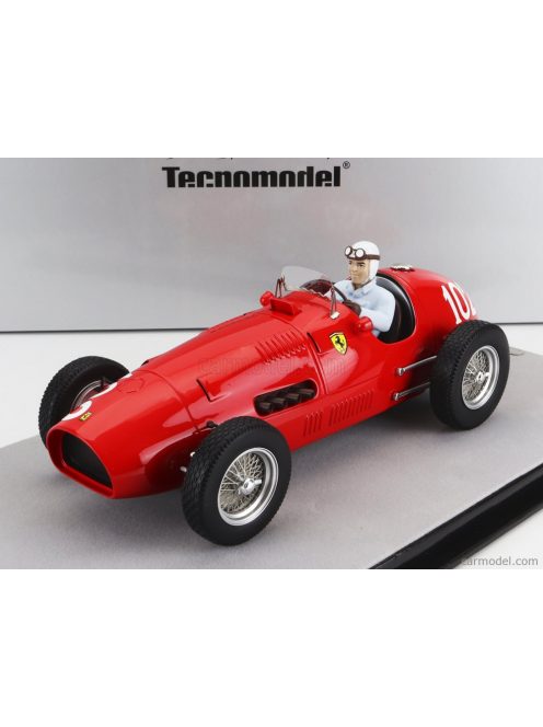 Tecnomodel - Ferrari F1 500 F2 N 102 Nurburgring Gp (With Pilot Figure) 1952 Nino Farina Red