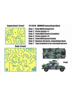 T-Model - M1114 HMMWV Camouflage Mask