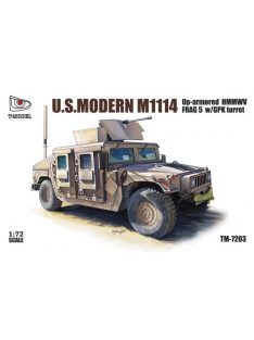   T-Model - U.S.Modern M1114 Up-armored HMMWV FRAG 5 w/GPK turret