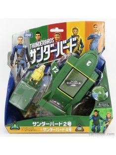   Tomica - G.Anderson Thunderbirds - Thunderbird 4 Cm. 5.0 - Thunderbird 2 Cm. 18.0 Green Yellow