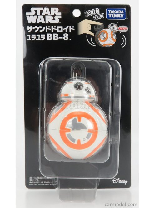 Tomica - Star Wars Bb-8 Diameter Cm. 6.8 - Sound Effects White Orange Grey