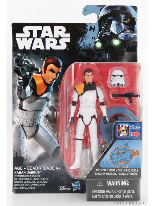 Tomica - Star Wars Rebels Kanan Jarrus In Stormtrooper Disguise Figure Cm. 10.0 White