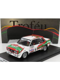   Trofeu - FIAT 131 ABARTH N 4 RALLY ISOLA D'ELBA ITALY 1981 B.BEGUIN - J.J.LENNE WHITE RED GREEN