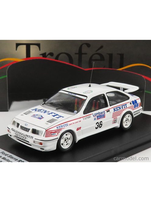 Trofeu - Ford England Sierra Rs Cosworth N 36 Rally Rac Lombard 1987 C.Mellors - H.White White