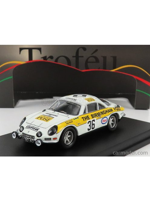 Trofeu - Renault Alpine A110 N 36 Rally Rac Lombard 1971 N.Hollier - M.Broad White Yellow