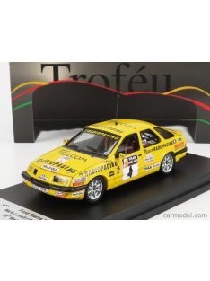   Trofeu - Ford England Sierra Xr4 N 4 Rally Welsh 1987 M.Lovell - R.Freeman Yellow