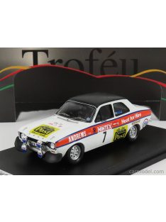   Trofeu - Ford England Escort Mk1 Rs2000 (Night Version) N 7 Rally Mintex 1975 R.Brookes - J.Brown White Black Orange