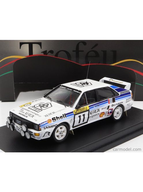 Trofeu - Audi Quattro (Night Version) N 11 Rally 1000 Lakes 1985 L.Lampi - P.Kuukkala White Light Blue