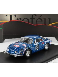   Trofeu - Renault Alpine A110 N 29 Rally Montecarlo 1972 J.Henry - G.Di Nicola Blue Met