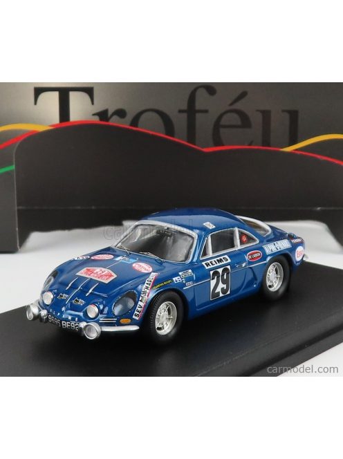 Trofeu - Renault Alpine A110 N 29 Rally Montecarlo 1972 J.Henry - G.Di Nicola Blue Met