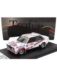   Trofeu - FIAT 131 ABARTH N 41 RALLY SANREMO 1978 ANTONELLA MANDELLI - GIULIA PERNICE WHITE RED BLUE