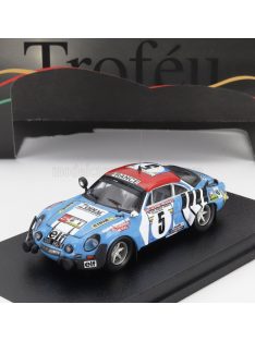   Trofeu - RENAULT ALPINE A110 (night version) N 5 RALLY EAST AFRICAN SAFARI 1975 JEAN LUC THERIER - MICHEL VIAL LIGHT BLUE