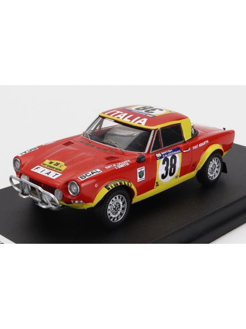 Trofeu - FIAT 124 ABARTH RALLY (night version) N 38 RALLY EAST AFRICAN SAFARI 1974 R.ULYATE - I.SMITH RED YELLOW