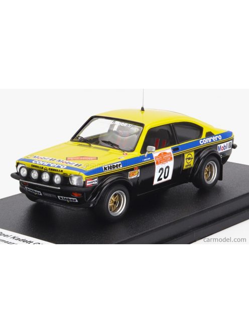 Trofeu - Opel Kadett Gt/E (Night Version) N 20 Rally Sanremo 1977 F.Ormezzano - R.Meiohas Yellow Black