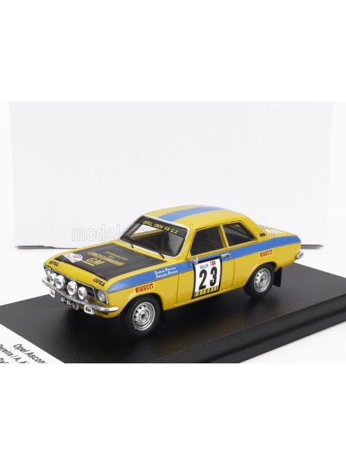 Trofeu - OPEL ASCONA (night version) N 23 RALLY TAP 1974 G.PEREIRA - A.AIMEIDA PEREIRA YELLOW BLUE