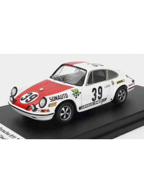 Trofeu - PORSCHE 911T COUPE  BP N 39 WINNER 24h SPA 1969 G.CHASSEUIL - C.BALLOT-LENA WHITE RED