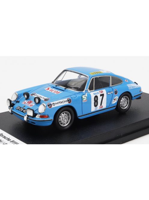 Trofeu - PORSCHE 911L COUPE (night version) N 87 RALLY TAP 1971 G.SALVI - J.ARNAUD LIGHT BLUE