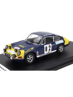   Trofeu - PORSCHE 911S COUPE N 82 TAP RALLY 1970 COLACO MARQUES - JORGE CIRNE BLUE YELLOW