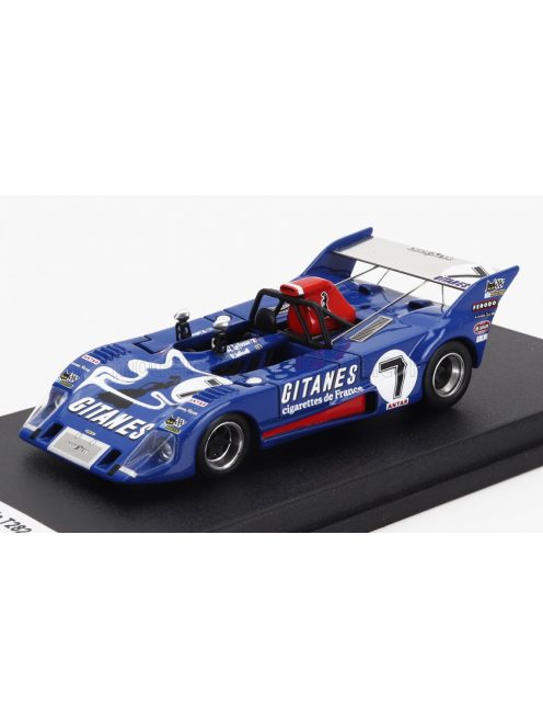 Trofeu - LOLA T282 SPIDER TEAM EQUIPE GITANES N 7 24h LE MANS 1973 JEAN LOUISLAFOSSE - REINE WISSELL - HUGHES DE FIERLANDT BLUE