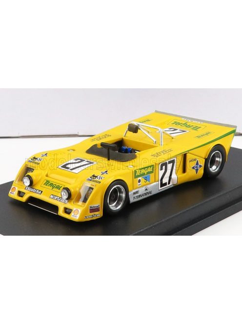 Trofeu - CHEVRON B23 TEAM ESCUDERIA MONTJUICH N 27 24h LE MANS 1973 J.JUNCADELLA - J.DE BAGRATION YELLOW