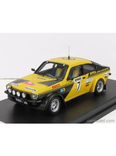   Trofeu - Opel Kadett Gt/E (Night Version) N 7 Rally Montecarlo 1977 J.P.Nicolas - J.Todt Yellow Black