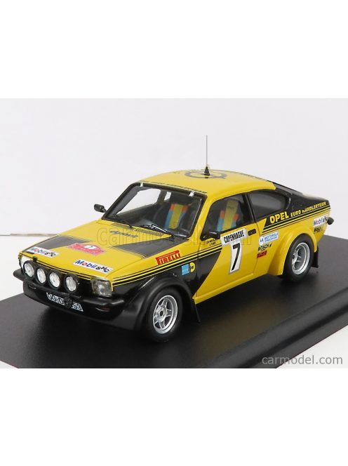 Trofeu - Opel Kadett Gt/E (Night Version) N 7 Rally Montecarlo 1977 J.P.Nicolas - J.Todt Yellow Black