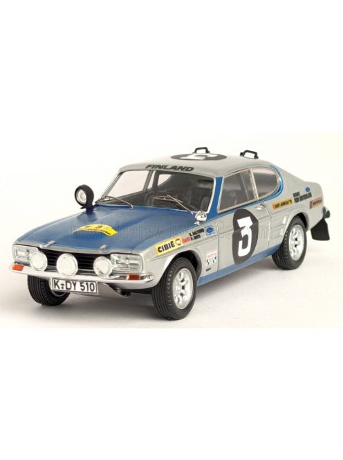 Trofeu - FORD ENGLAND CAPRI 2600 (night version) N 3 RALLY EAST AFRICAN SAFARI 1970 RAUNO AALTONEN - PETER HUTH GREY MET BLUE