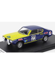   Trofeu - FORD ENGLAND CAPRI 2600 (night version) N 23 2nd RALLY BAVARIA 1971 WALTER ROHRL - HERBERT MARECEK BLUE YELLOW