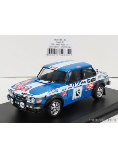   Trofeu - Saab 99 Team Konela Racing N 15 Rally 1000 Lakes 1977 T.Rainio - E.Nyman Blue White