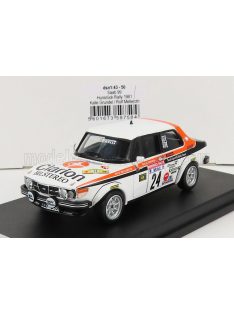   Trofeu - SAAB 99 N 24 RALLY HUNSRUCK 1981 K.GRUNDEL - R.MELLEROTH WHITE ORANGE BLACK