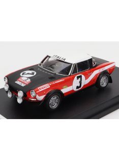   Trofeu - FIAT 124 ABARTH (night version) N 3 RALLY OF POLAND 1973 A.PAGANELLI - N.RUSSO RED BLACK WHITE