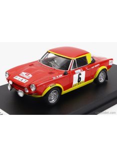   Trofeu - Fiat 124 Abarth N 6 3Rd Rally Tap 1974 M.Alen - I.Kivimaki Red Yellow