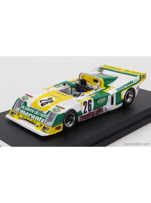 Trofeu - Chevron B36 2.0L S4 Team Societe Racing N 26 24H Le Mans 1979 P.Rousselot - M.Dubois - M.Menant White Green Yellow